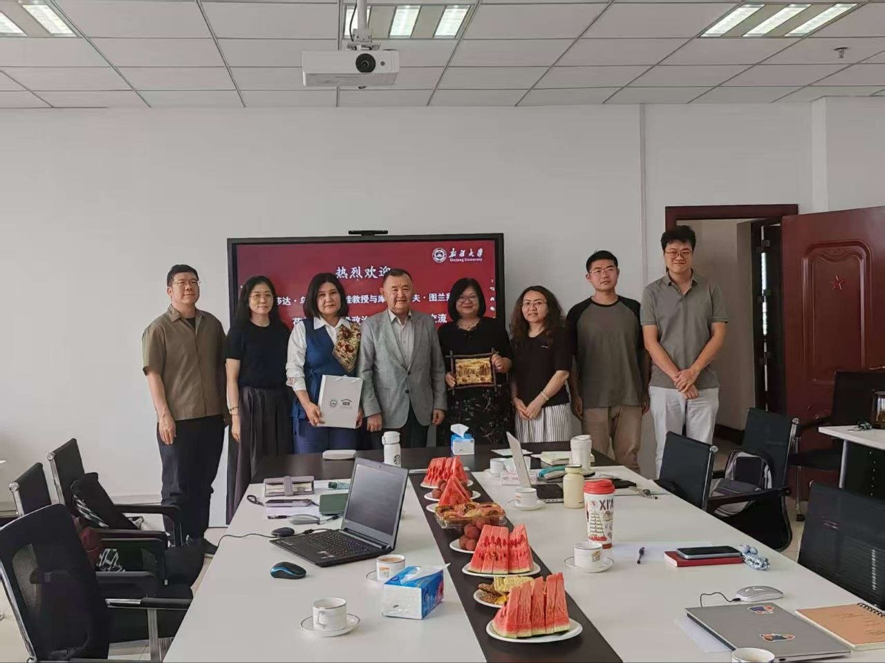 Academic meeting at Xinjiang University